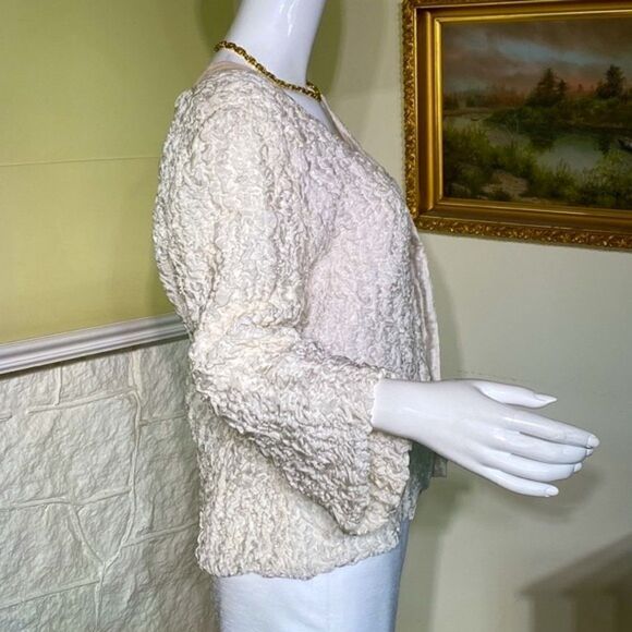 Tangarine Jill 100% Silk Jacket - Picture 2 of 14